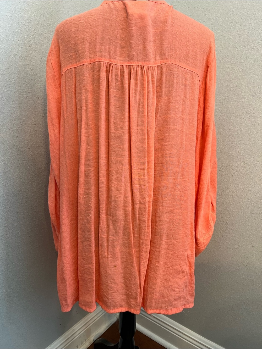 Ruby Rd. Coral Long-sleeve Top - Picture 6 of 7